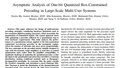Asymptotic Analysis of One-bit Quantized Box-Constrained Precoding in Large-Scale Multi-User Systems